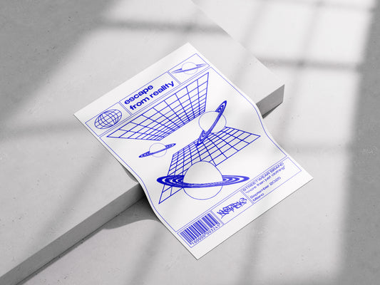 Poster "Escape from reality"